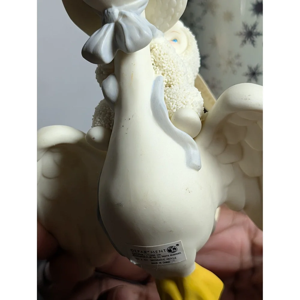 Department 56 Snow Babies Let's Fly Mother Goose Hanging Ornament